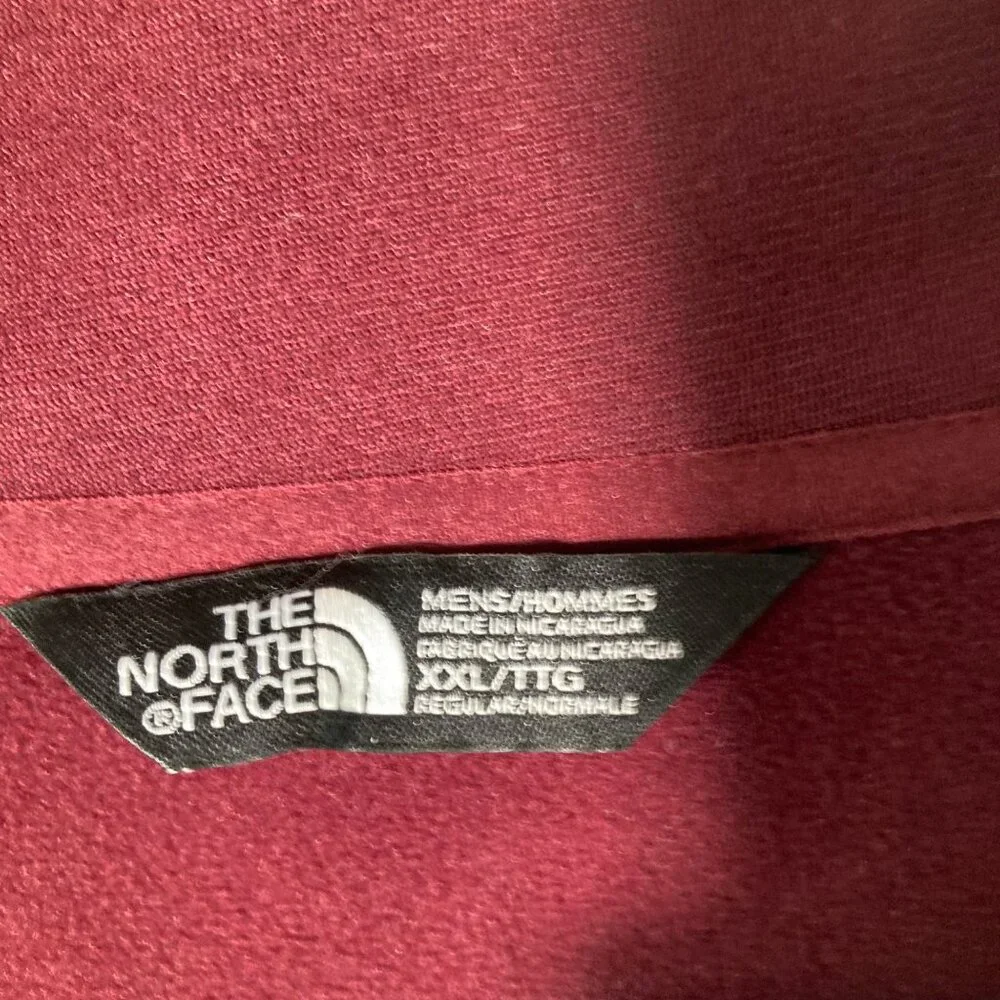 Mens The North Face Full Zip Jacket Maroon 2XL Full Zip Polyester F18 NFOA3RT1 ?